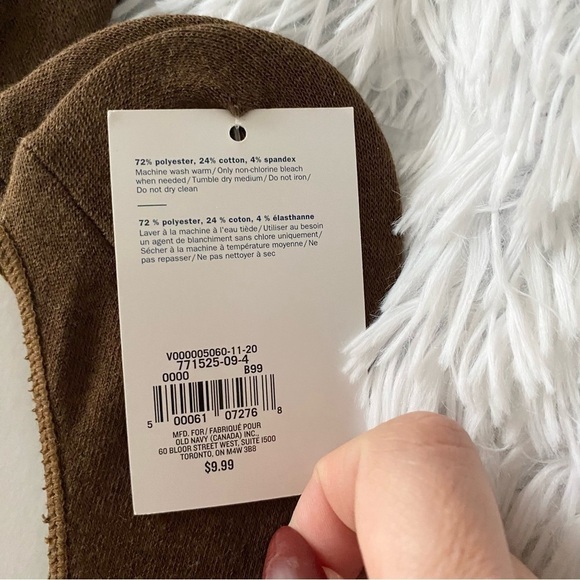 𝅺6 x OLD NAVY No Show Liners Socks Rib Knit Openings - Picture 4 of 5